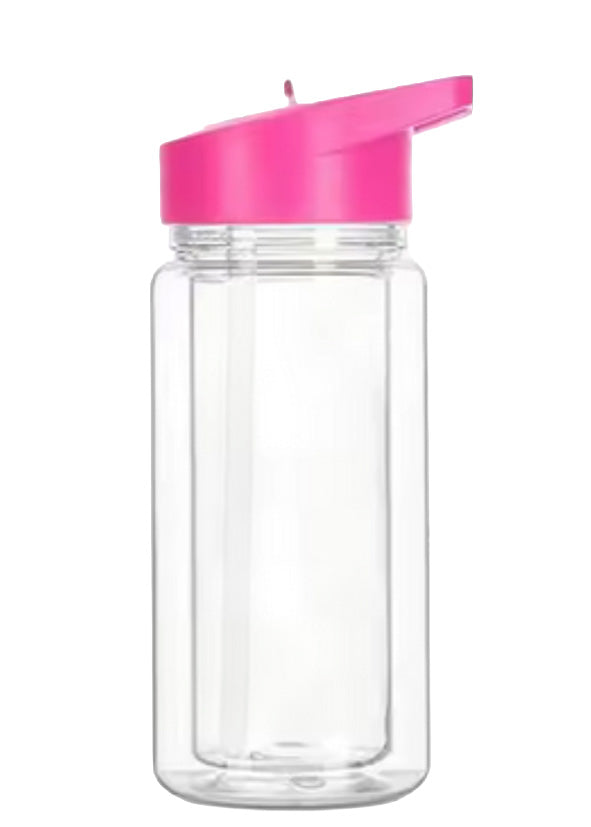 12oz Acrylic Kids Bottle (pink)