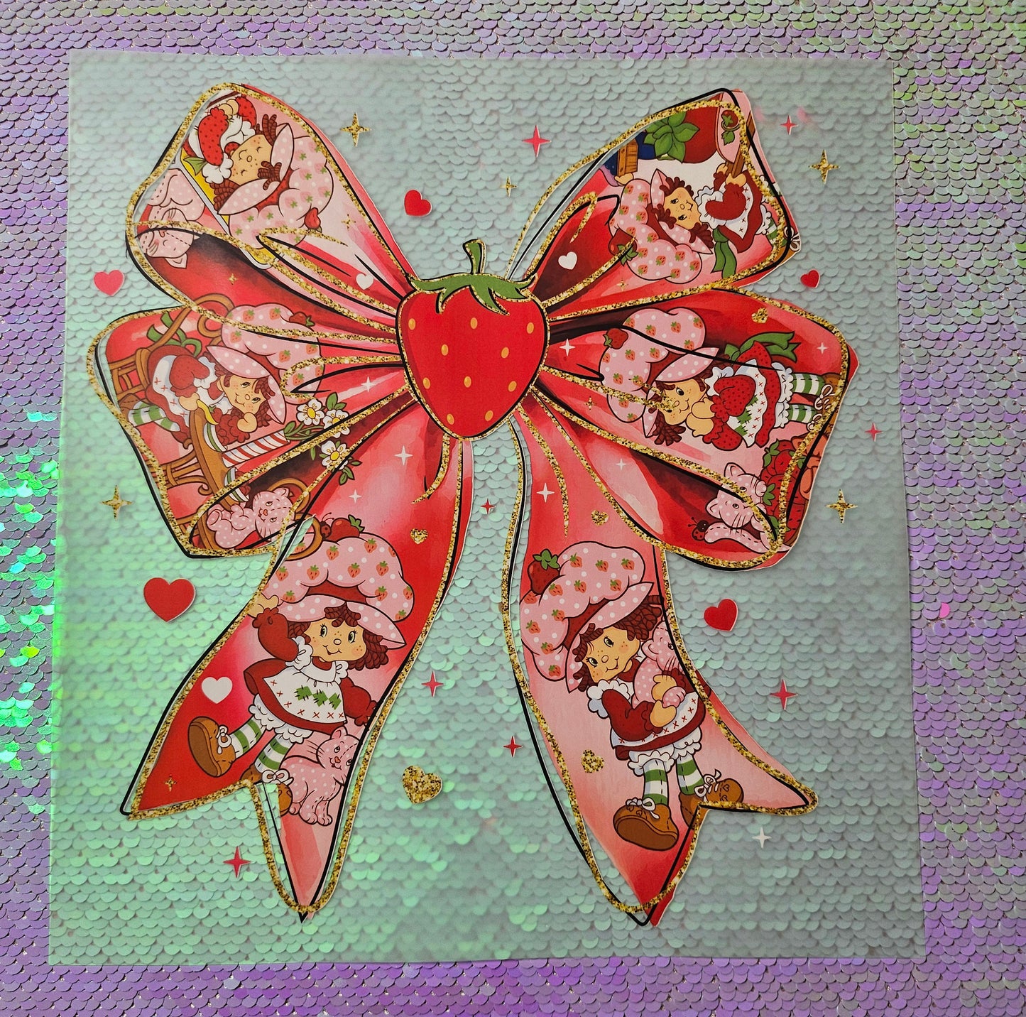 STRAWBERRY SHORTCAKE BOW