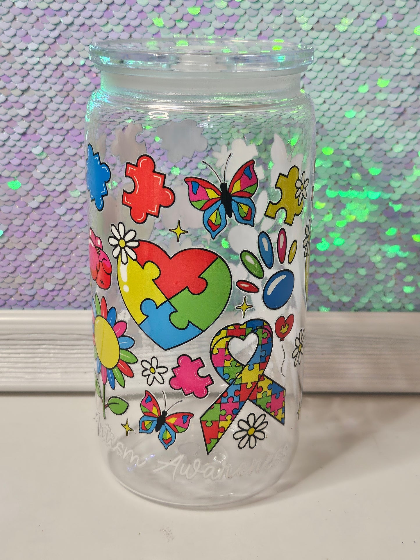 AUTISUM AWARENESS SINGLE TUMBLER