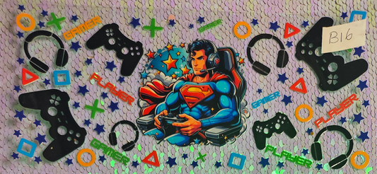 Gamer Player Superman