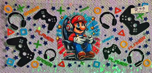 Gamer Player Mario