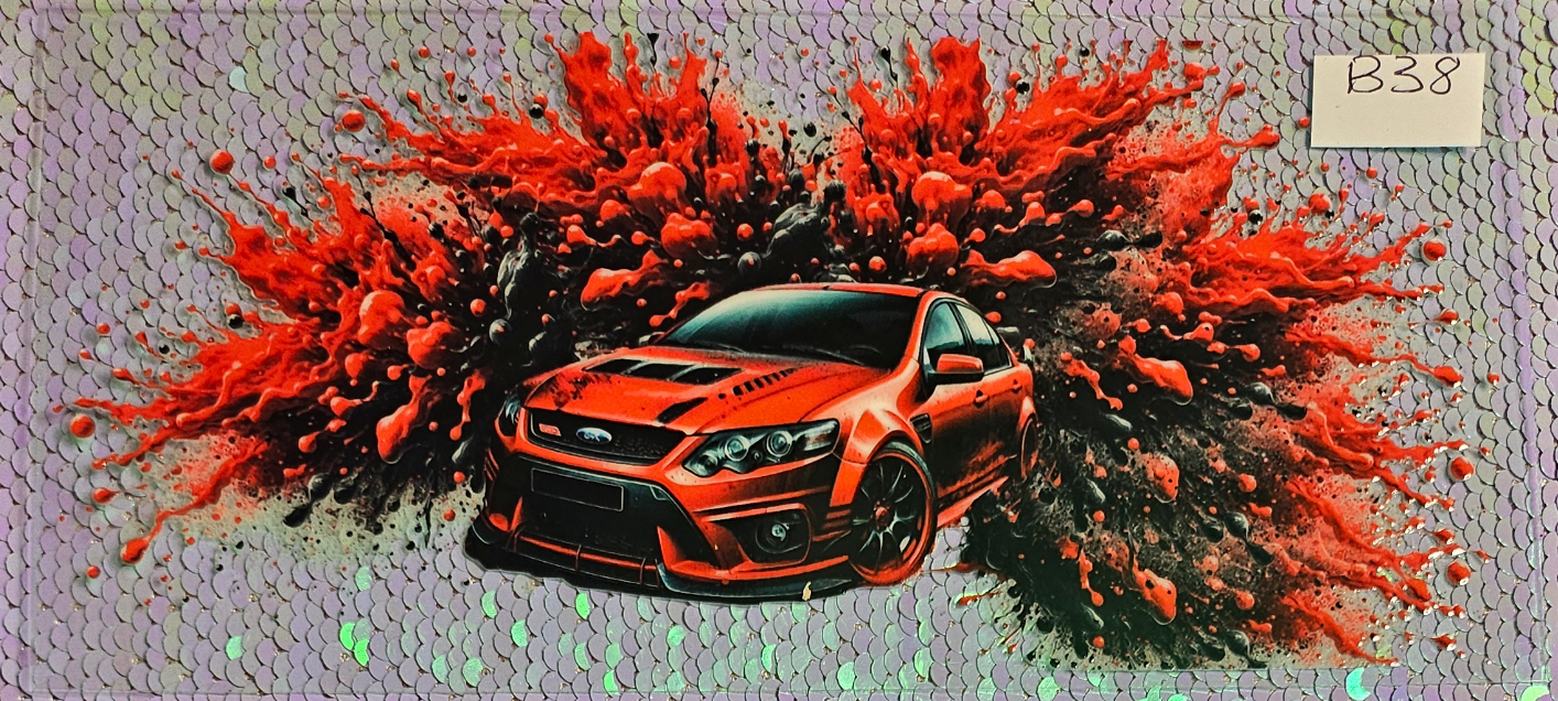 Paint Splash Car Red