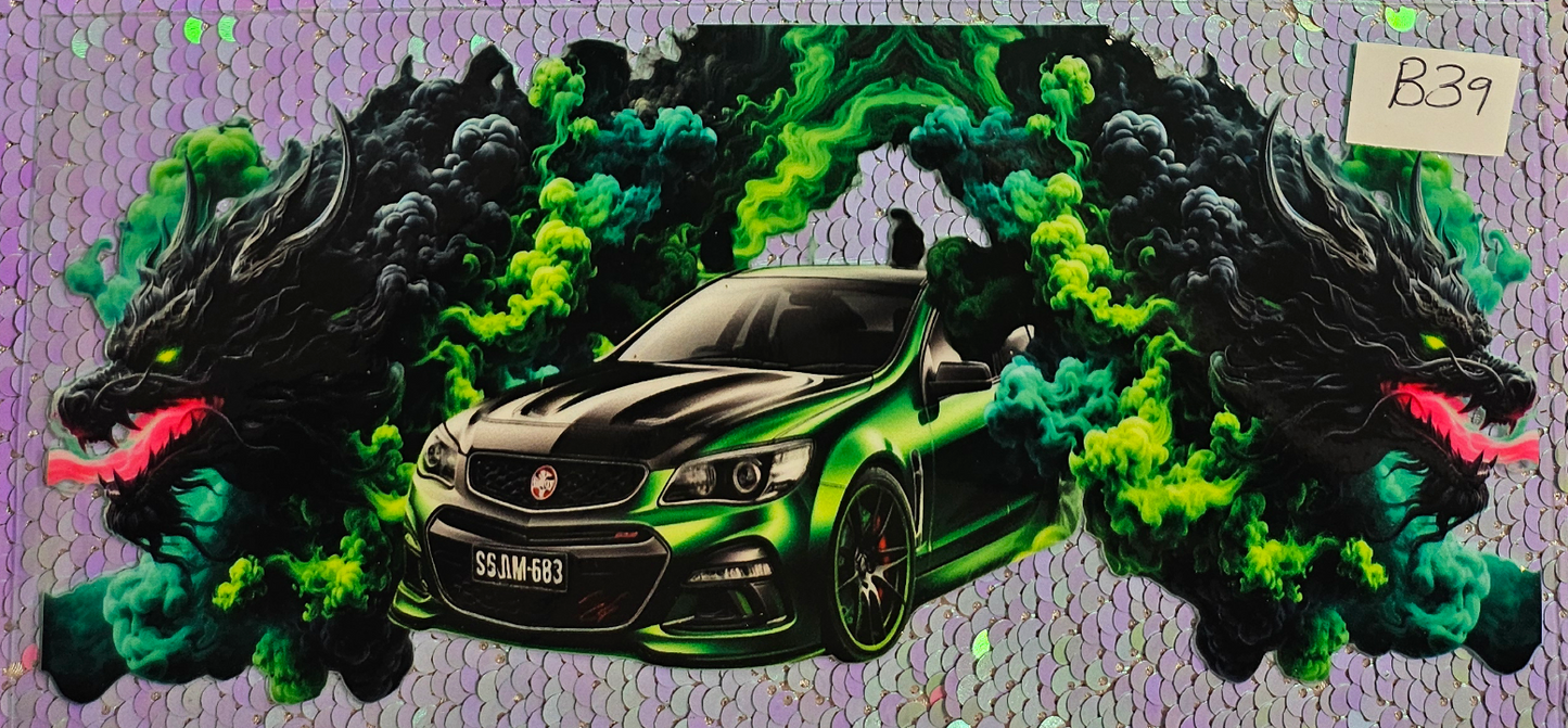 Smoke Car Green