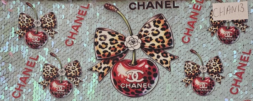 CC Leopard Bow Red Cherry