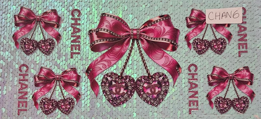CC Diamond Heart Cherry Pink