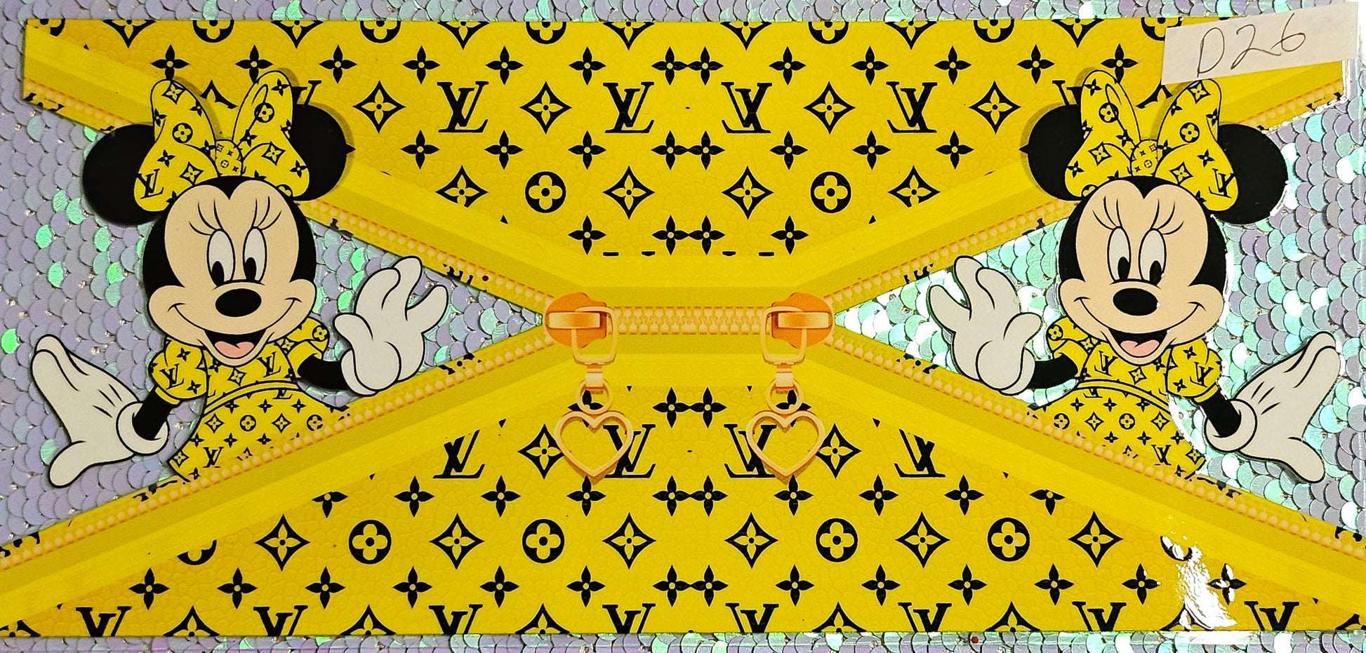 LV Minnie Zip Yellow