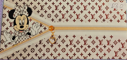 LV Minnie Zip White