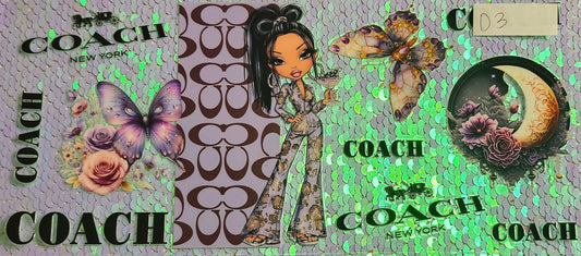 Coach Lady Purple