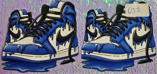 Nike Paint Shoe Blue