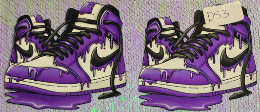 Nike Paint Shoe Purple