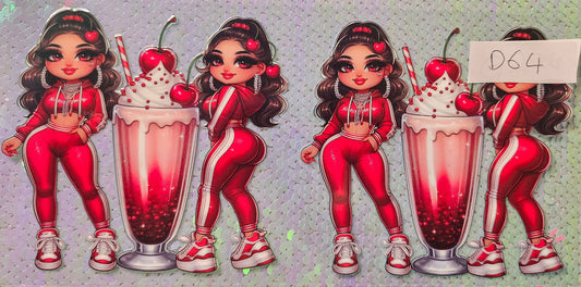 Strawberry Girl Milkshake 1
