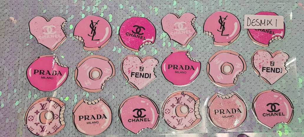 Mix Designer Donuts Pink