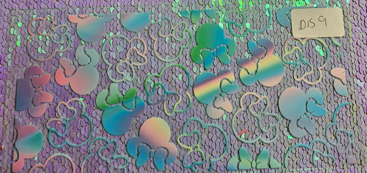 Minnie Heads Pastel Rainbow