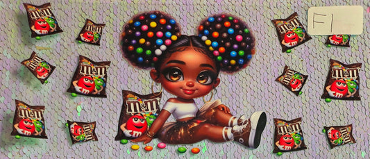 Chocolate M&M Girl
