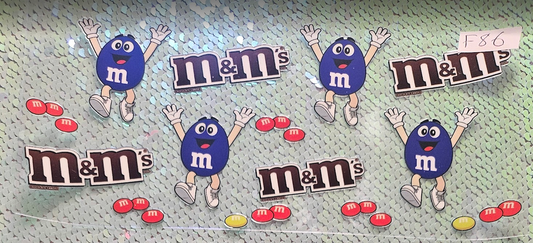M&M Blue Pattern