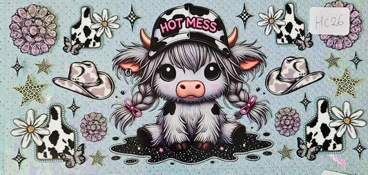 Highland Cow Hot Mess