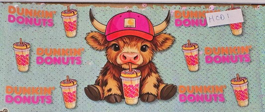 Highland Cow Dunkin Donuts 1