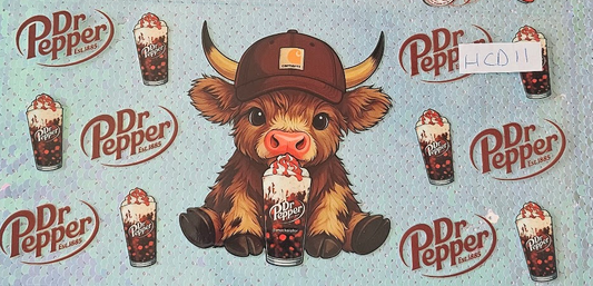 Highland Cow Dr Pepper 2