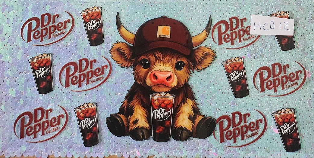 Highland Cow Dr Pepper 3