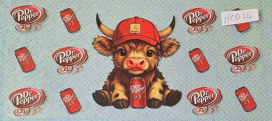 Highland Cow Dr Pepper 5