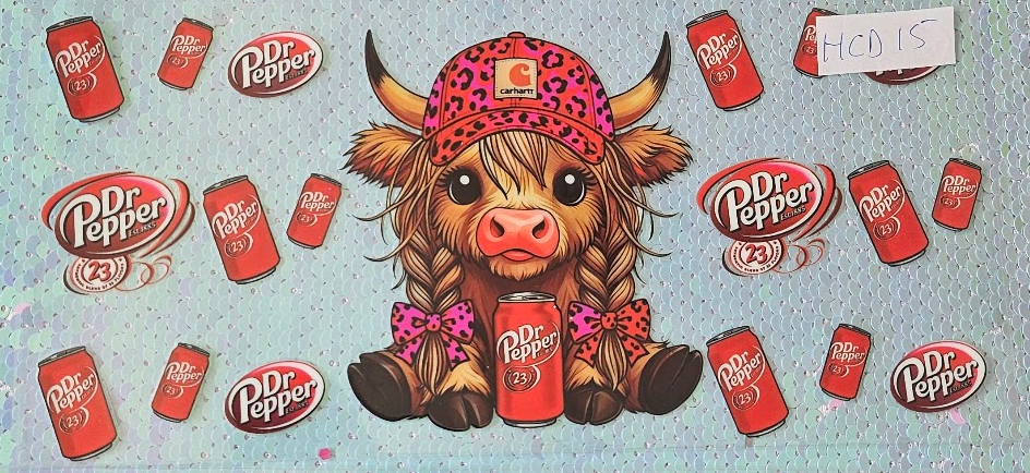 Highland Cow Dr Pepper 6