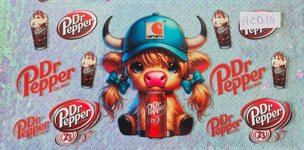 Highland Cow Dr Pepper 7