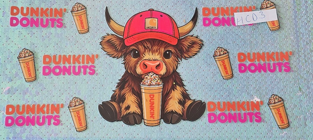Highland Cow Dunkin Donuts 3