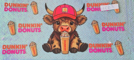 Highland Cow Dunkin Donuts 3