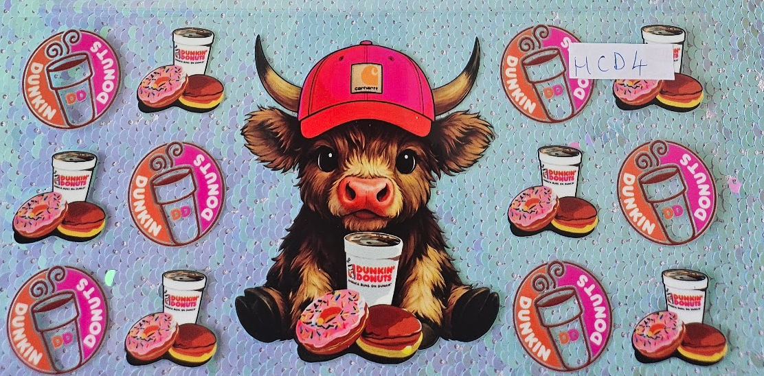 Highland Cow Dunkin Donuts 4