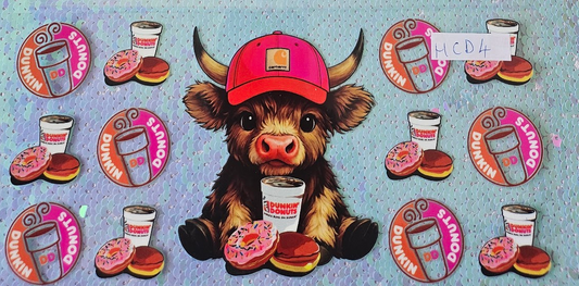 Highland Cow Dunkin Donuts 4