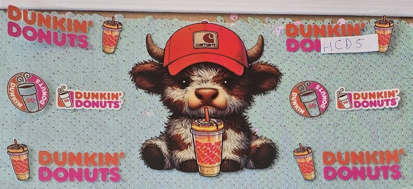 Highland Cow Dunkin Donuts 5