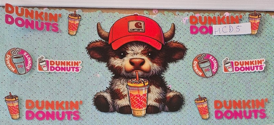 Highland Cow Dunkin Donuts 5