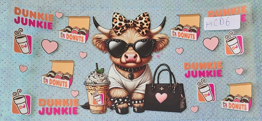 Highland Cow Dunkin Donuts 6