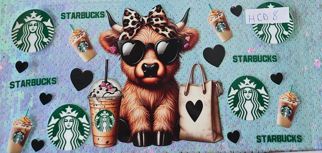 Highland Cow Starbucks 1