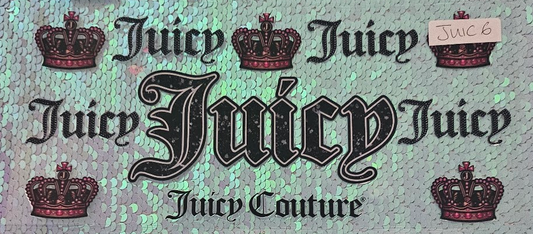 Juicy Black logo Pink Crown