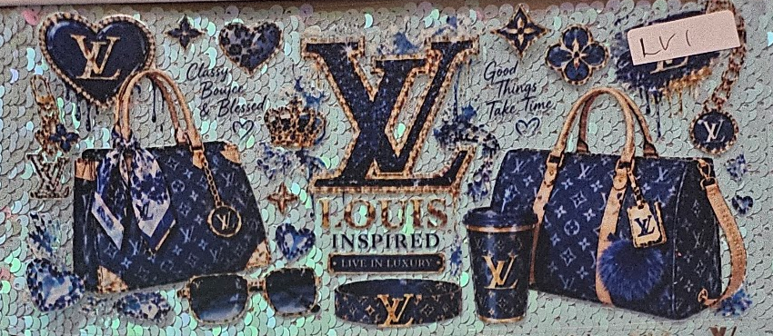LV Royal Blue And Gold Bag