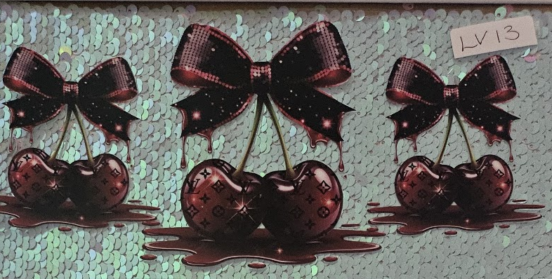 LV Burgandy Drip Cherry
