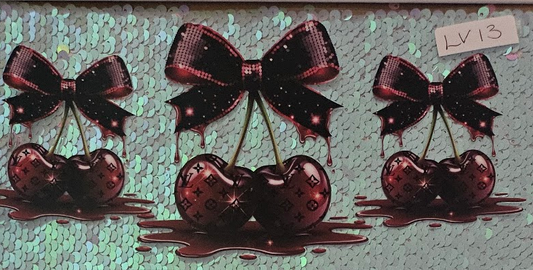 LV Burgandy Drip Cherry