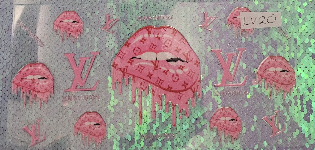 LV Pink Lips Drip Cherry