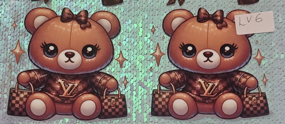 LV Brown Bear With Bow