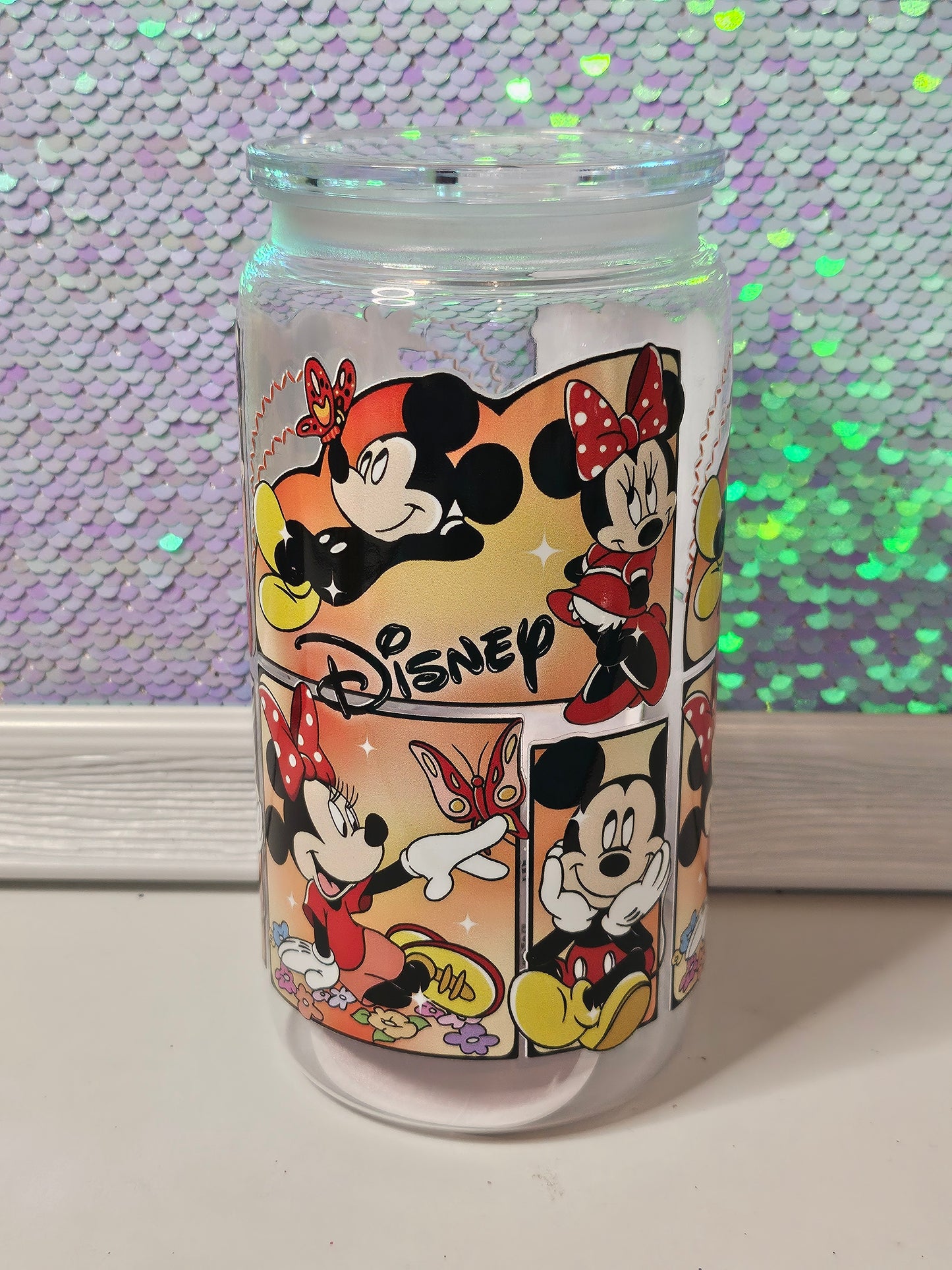 MINNIE AND MICKEY SINGLE TUMBLER