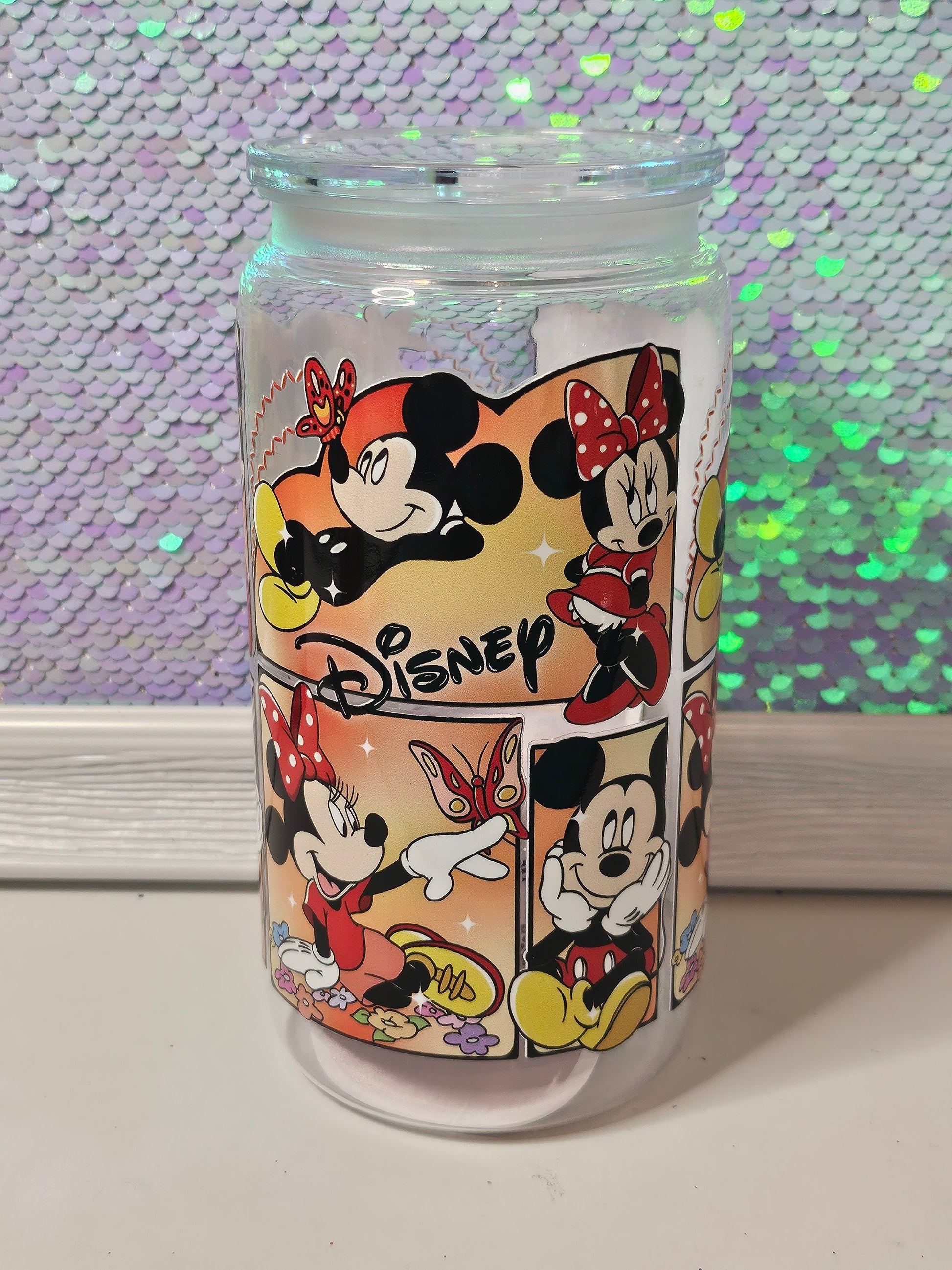 MINNIE AND MICKEY SINGLE TUMBLER