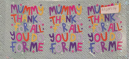 Mummy thank you