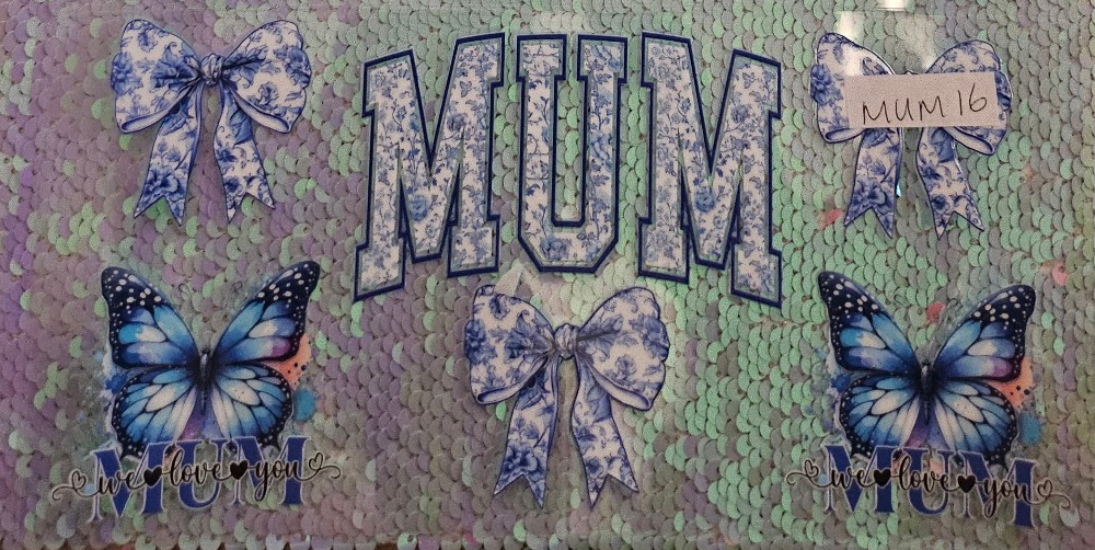 Mum Blue Butterfly