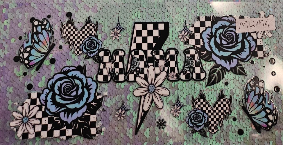 Checkered Rose Mama
