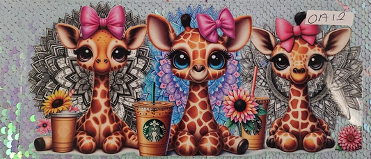 SB Giraffe & Pink Bow