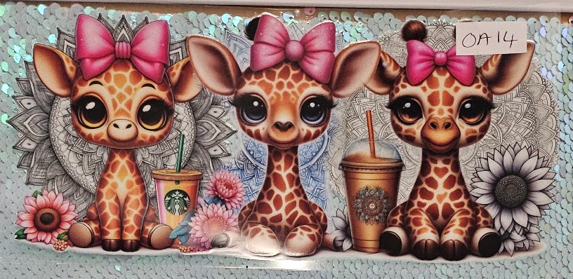 SB Giraffe & Pink Bow 2