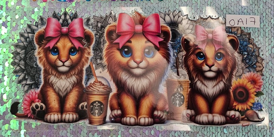 Lion Pink Bow