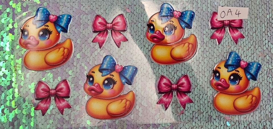 Yellow Duck Blue Bow