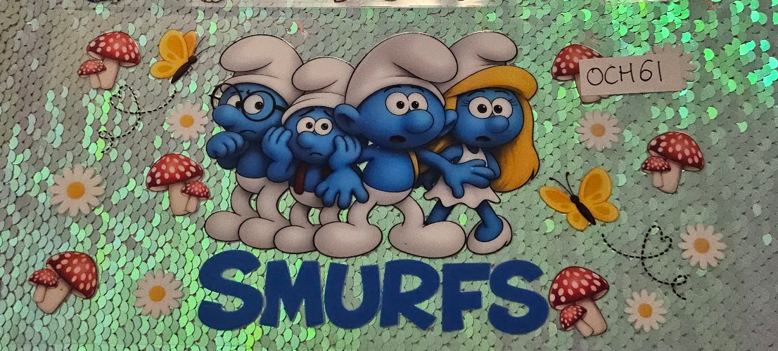 Smurfs Flowers & Mushroom